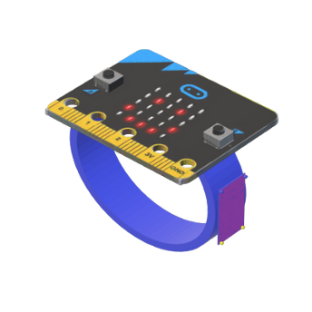 Ilustración del proyecto de la Pulsera Inteligente UV